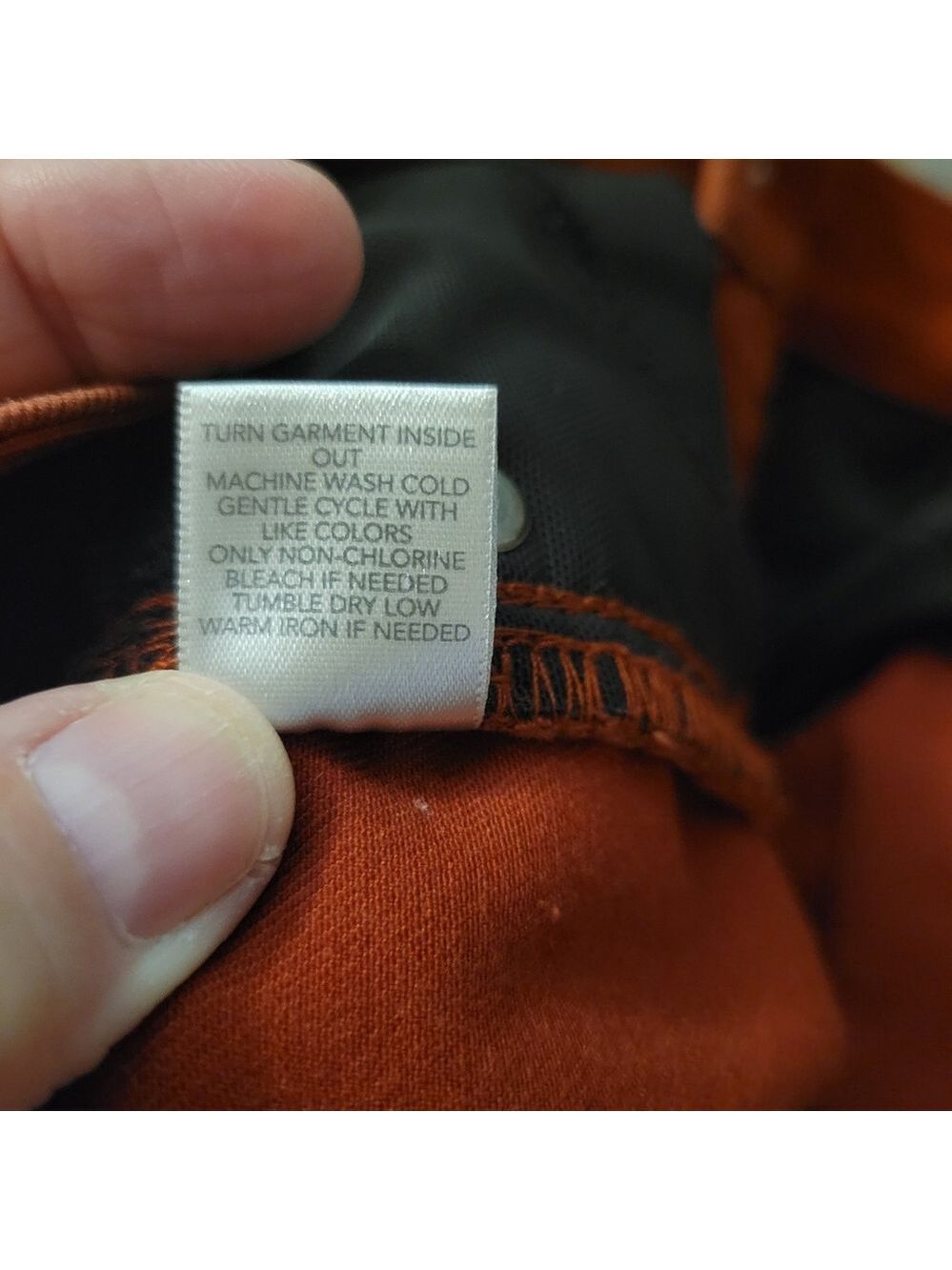 Christopher & Banks Rust Capris Size 14P - Picture 5 of 5